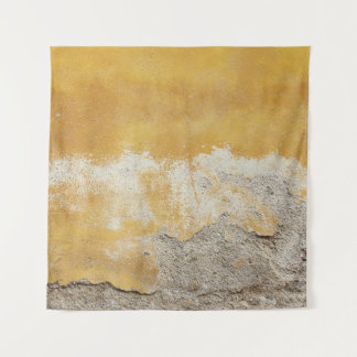 Tenture fragment de pierre Brown et blanc