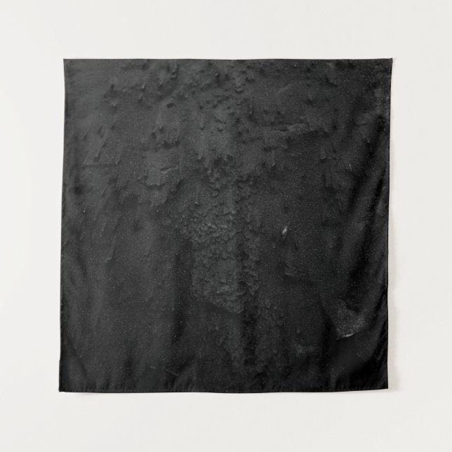 Tenture Fragment de pierre noir et gris (Devant)