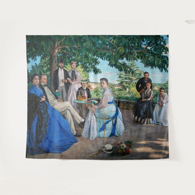Tenture Frédéric Bazille - La Réunion Familiale (Devant (Horizontal))
