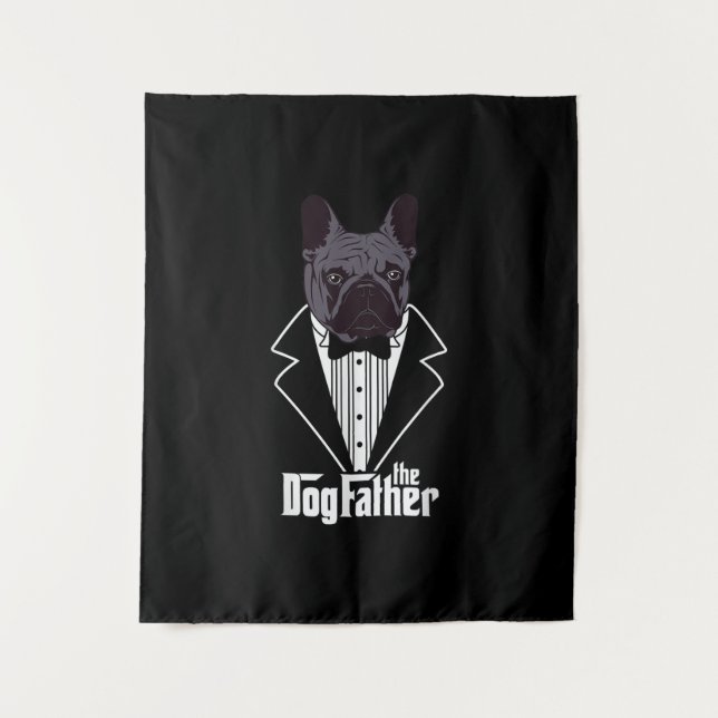 Tenture French Bulldog Papa Frenchie (Devant)