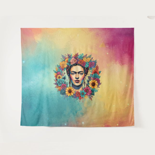 Tenture Frida Kahlo (Devant (Horizontal))