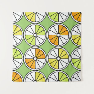 Tenture Fruit De Tranches D'Agrumes, Été Sans Fruit.