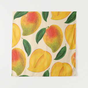 Tenture Fruit Mango Motif sans joint