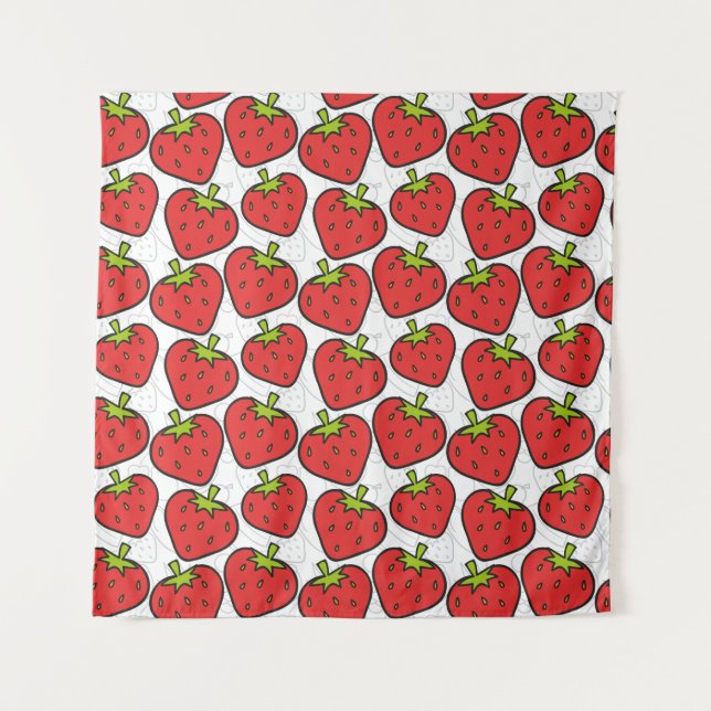 Tenture Fruit motif transparent | motif de surface de frui (Devant)