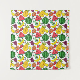 Tenture Fruit motif transparent motif de surface de frui
