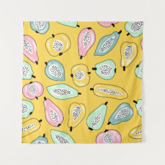 Tenture Fruits tropicaux : Motif d'impression dynamique