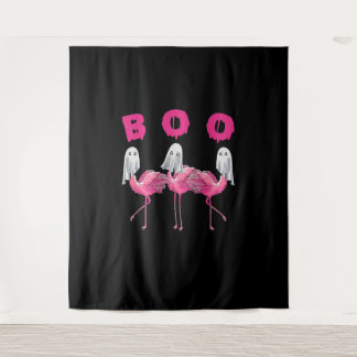 Tenture Funny Ghost Flamingo Boo Halloween Costume Toxits