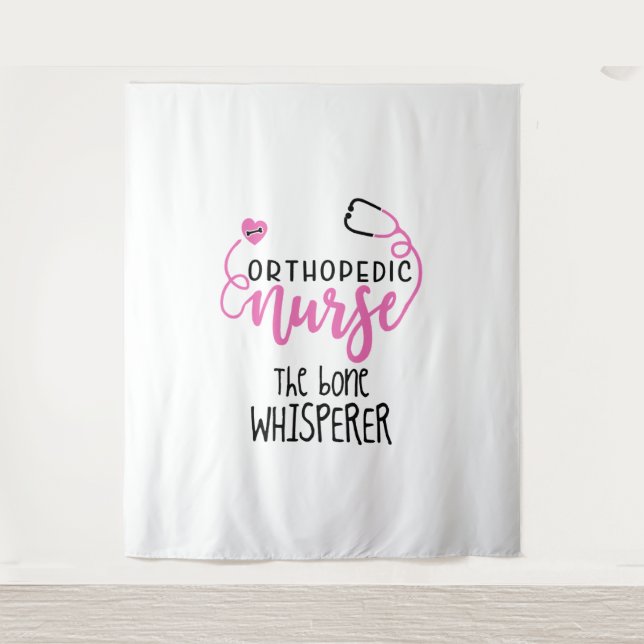 Tenture Funny Orthopedic Nurse cite murmurer - (Devant)