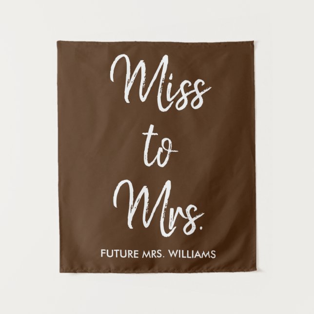 Tenture Futur Mme Contexte Fête des mariées au chocolat Ph (Devant)