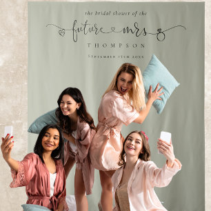 Tenture Futur Mme Fête des mariées Lumière Sage Photo Cont