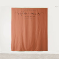 Futur Mme Toile de Fond de Photo en Terracotta pou