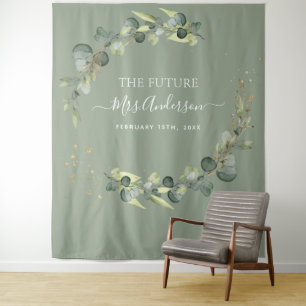 Tenture Future Mme Eucalyptus Photobooth Toile de Fond