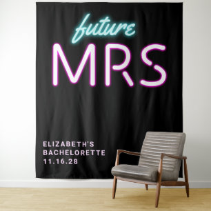 Tenture Future Mme Néons Bachelorette Party