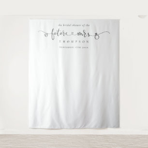 Tenture Future Mrs écriture toile de fond pour photo de Ba