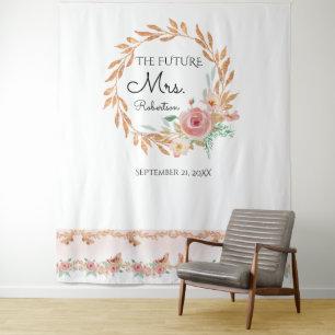 Tenture Future Mrs Toile de Fond Florale pour Enterrement 
