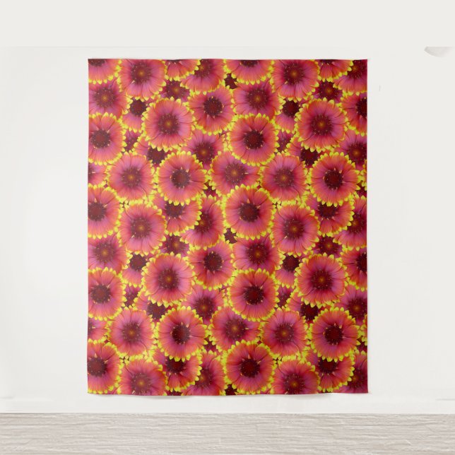 Tenture Gaillardia Motif sans ambages (Devant)