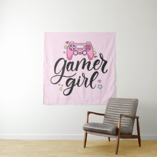 Tenture Gamer fille