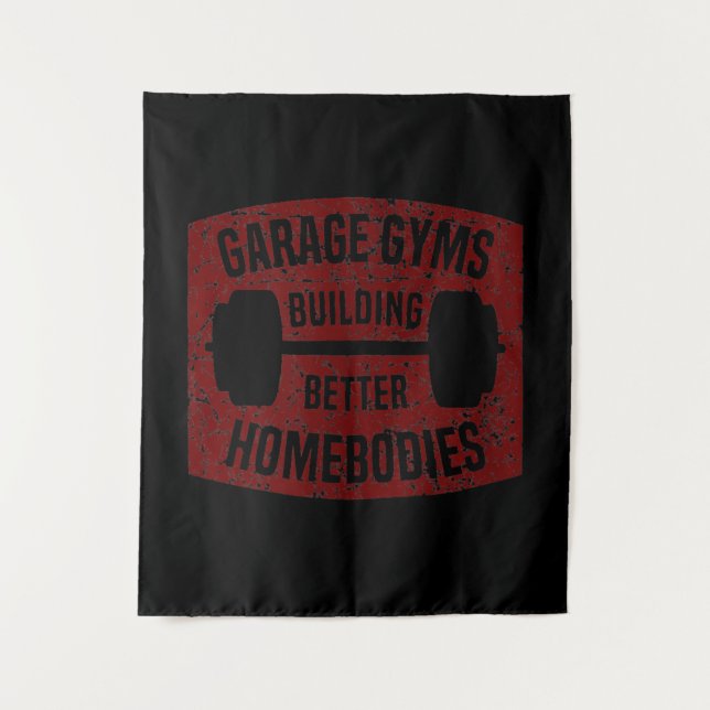 Tenture Garage Gyms Building Better Homebodies Barbell Gym (Devant)