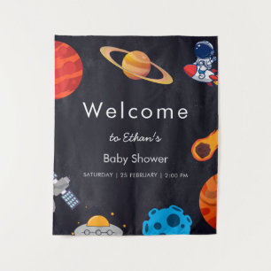 Tenture Garçon de l'espace Planètes Astronaute Mignon Baby
