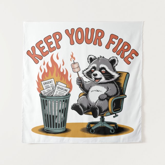 Tenture Gardez Votre Feu (Devant)