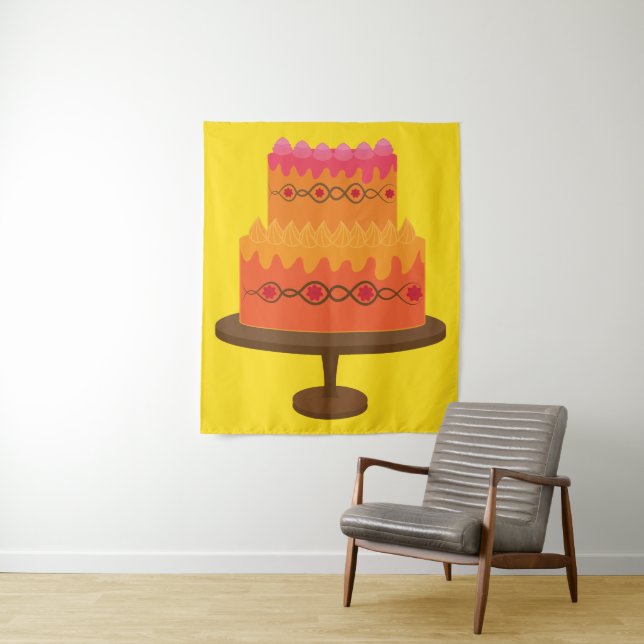 Tenture Gâteau Lumineux (En situation)