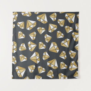 Tenture Gemstone Thème Vintage Motif sans couture.