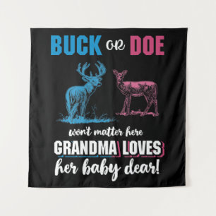 Tenture Genre Reveillez Buck ou Doe Party Grand-mère
