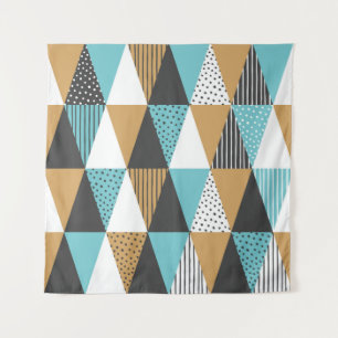 Tenture Geometric background. Abstract vintage illustratio