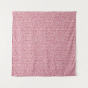Tenture Géométrie de ligne : Texture Vintage moderne