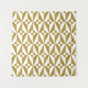 Tenture Géométrique Abstraite : Motif Vintage sans fil