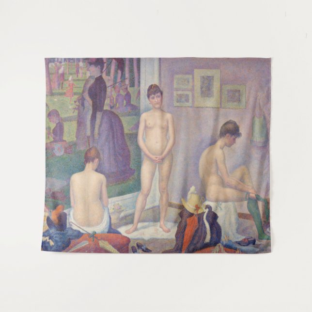 Tenture Georges Seurat - Les Poseuses (Devant (Horizontal))