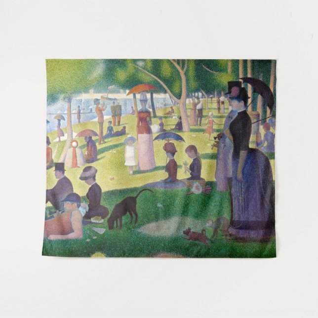 Tenture Georges Seurat - Un dimanche après-midi à l'Île de (Devant (Horizontal))