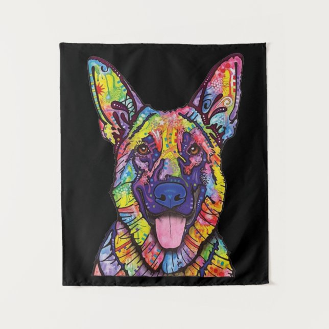 Tenture German Shepherd Dog Lovers (Devant)