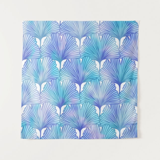 Tenture Ginkgo Biloba Feuille Motif d'automne (Devant)