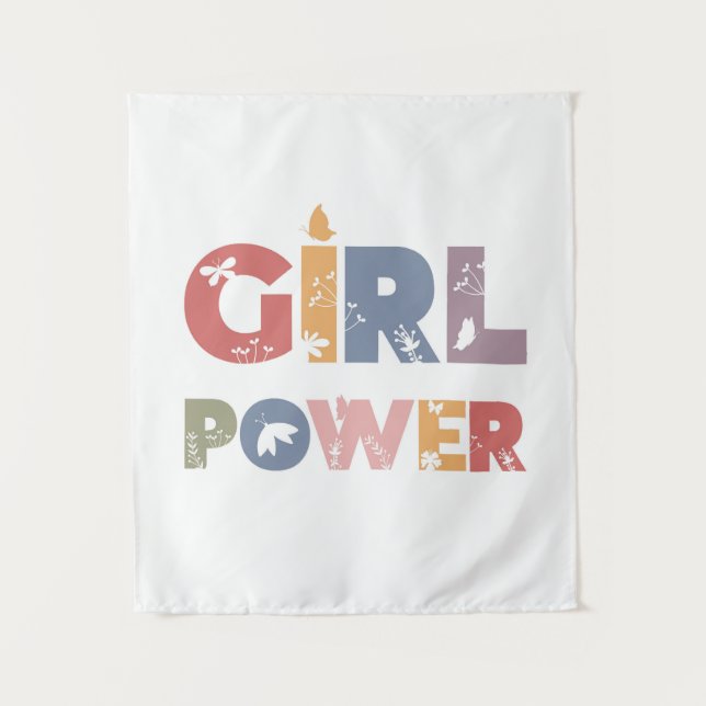 Tenture Girl Power (Devant)
