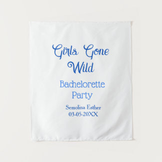 Tenture girls gone wild bachelorette party blue name retro