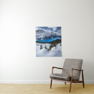 Tenture Glace et neige   Lac Peyto, Rocheuses canadiennes