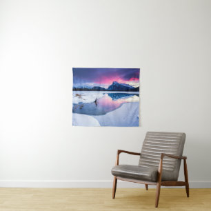 Tenture Glace et neige   Mt. Rundle, Canada