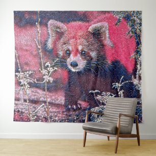 Tenture GlitzyAnimal_RedPanda_005
