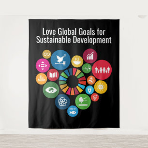 Tenture Global Buts Poster Cadeaux Personnalisés Sérieux