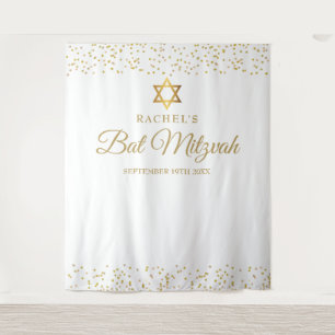Tenture Gold Bat Bar Mitzvah Photo fond