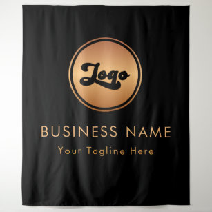 Tenture Gold Small Business Company Logo Black Backdrop