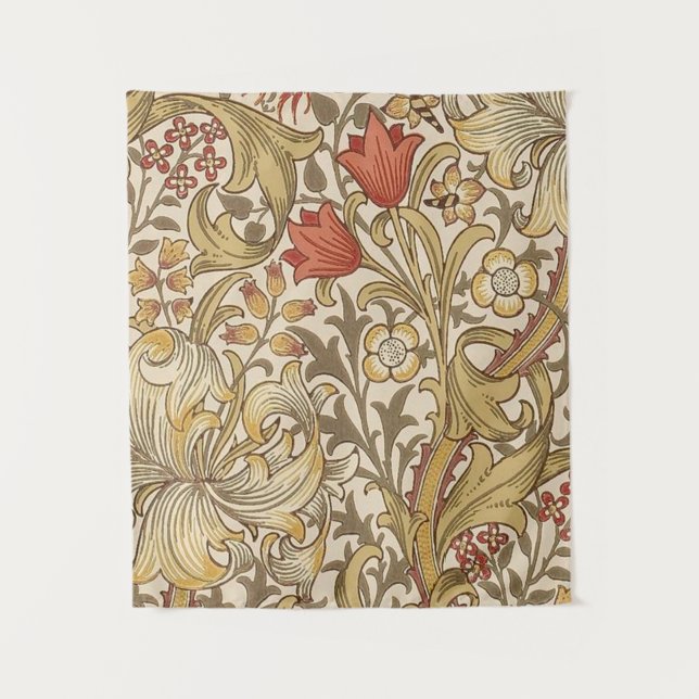Tenture Golden Lily Version Motif 2 Par William Morris (Devant)
