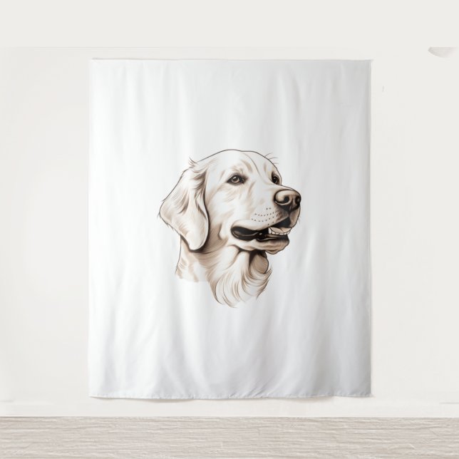 Tenture Golden Retriever 2 (Devant)