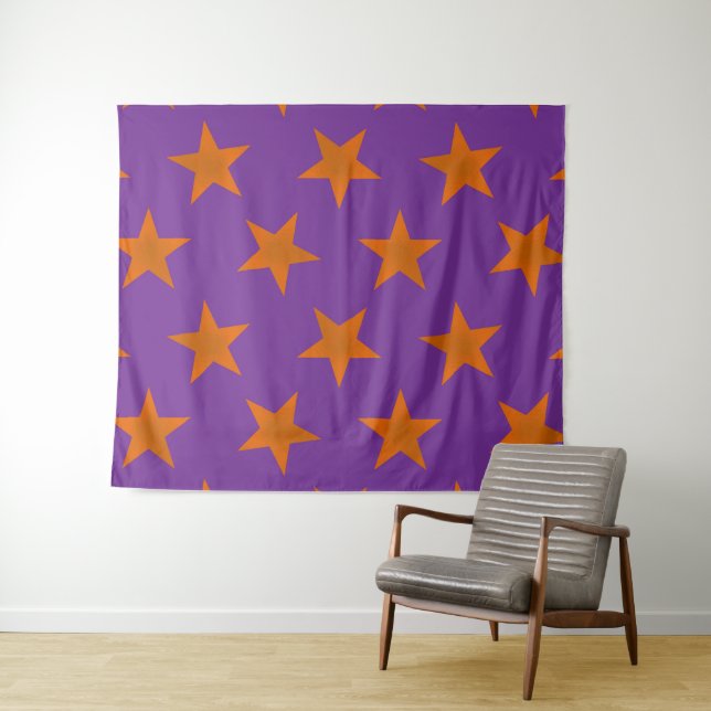Tenture Golden Stars Motif 3 (En situation (horizontale))