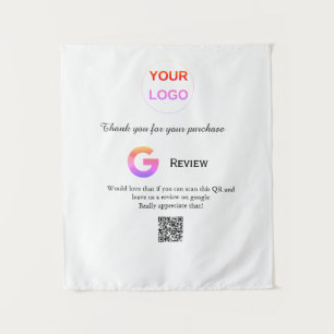 Tenture Google examen logo de l'entreprise Analyser QR exa