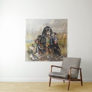Tenture Gordon Setters, Passion pour les oiseaux, Art