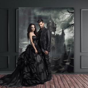 Tenture Gothique Moody Dark Castle Two