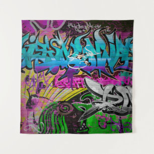 Tenture Graffiti mur d'art urbain, art, mur, grafiti, g