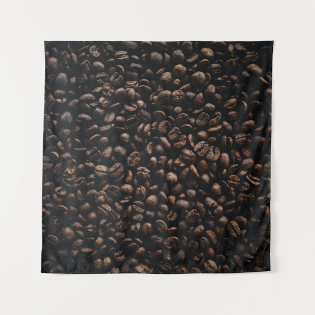 Tenture Graines de café Brown (Devant)